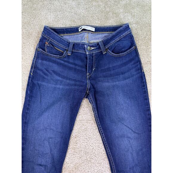 Levi's Bold Curve Jeans Women's 11M Low Rise Skinny Stretch Dark Wash C535 - Picture 2 of 15
